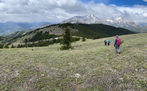 Leaving our lunch spot
