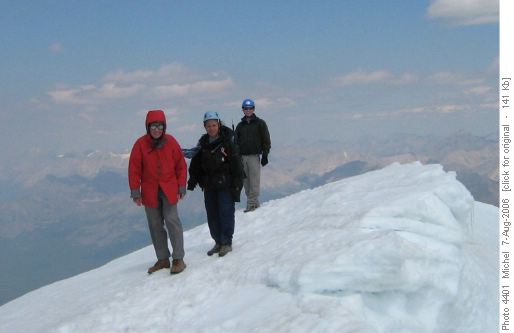 On the snow