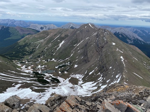 Looking at Collembola with the Jubilee Tarns below
