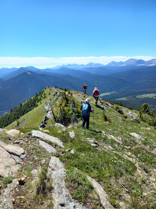 A beautiful day for a ridgewalk