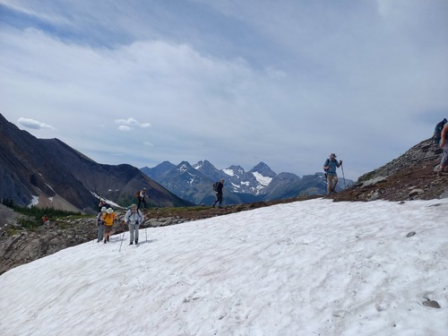 Still some patches of snow left 