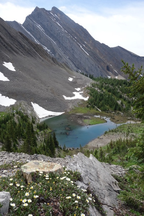 Mount Chester from three lake valley 