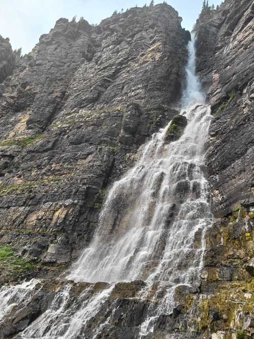 Beside the falls