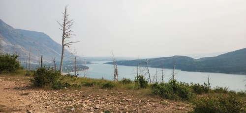 First lookout, looking towards village