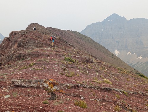 The last steps to the main peak.