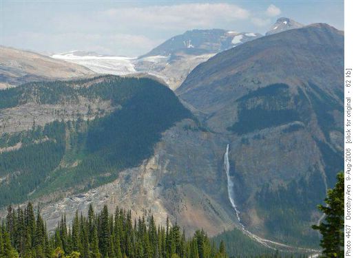 Daly glacier, Mt Niles (far right), Mt Daly (centre right)