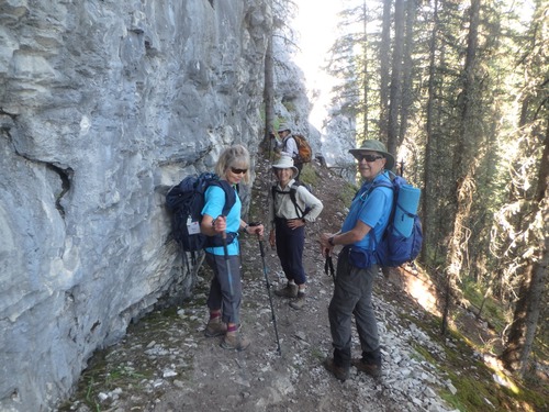 Descent from Vents Ridge