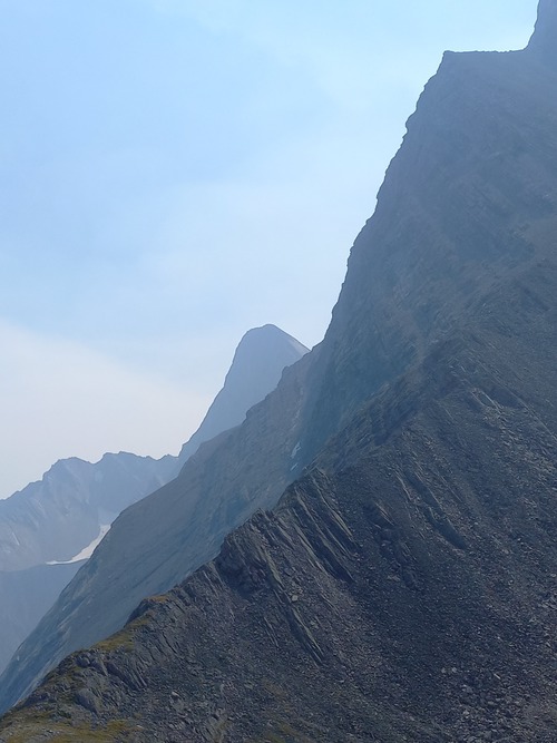 Rummel pass. Views south
