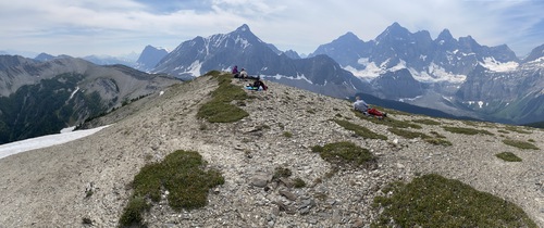 Lunch coincided with the most expansive views of the day
