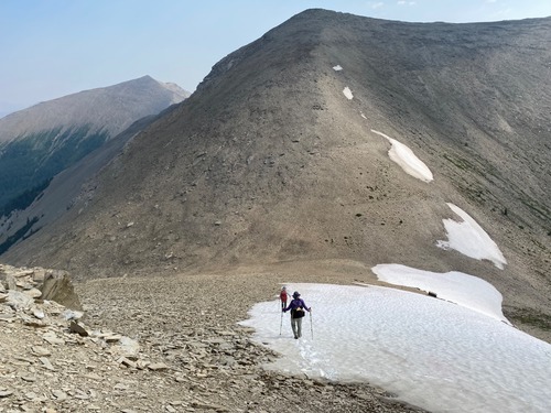 The final climb looks daunting 