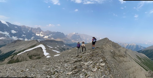 Great views despite the smoke