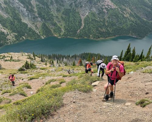A little higher up on the Bertha Peak trail