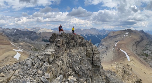 On Stuart Knob; that's Luellen Lake behind