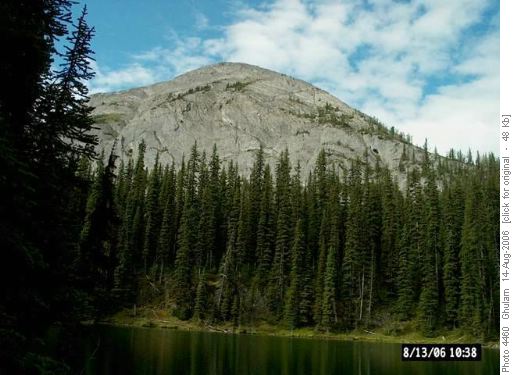 Un-named Peak, from Commonwealth Lake