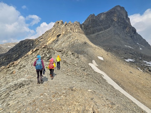 On the south ridge of Mount Niles, on the way in to Mount Daly.