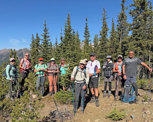 The final bump (eastern) of the ridge north of Running Rain Lake
