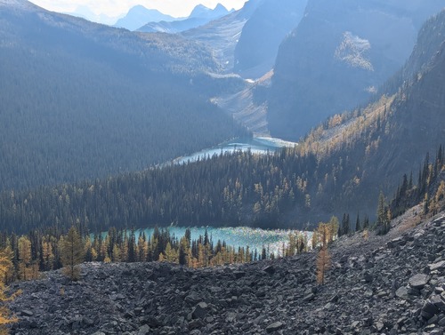 Twin Lakes from lunch ridge