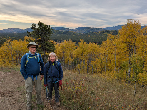 Philip and Barbara on Long Prairie Ridge