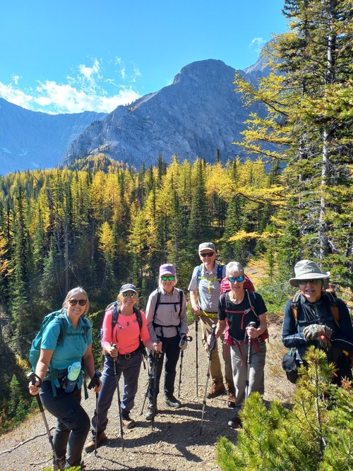 Our larch cravings were fully satisfied 