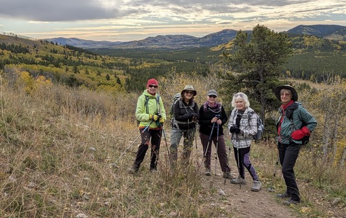 Group, minus Barb, on Long Prairie Ridge
