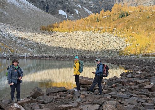 At the middle tarn above Taylor Lake