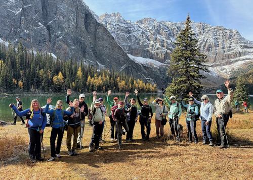All 15 of us at Taylor Lake