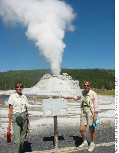 Margaret and Joyce at Castle Geyser