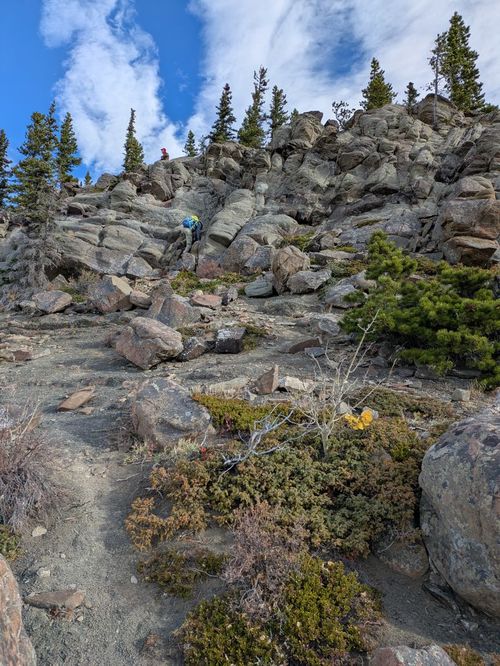 Rock outlier off the Hoffman trail