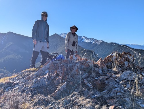 First high point, called North Limestone Ridge (photo by Bill)