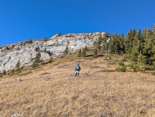 Continuing on from Limestone North summit (photo by Bill)