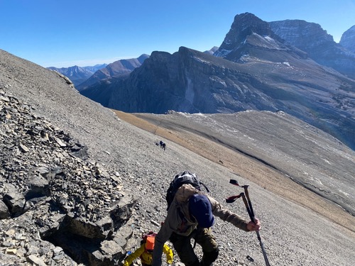Windtower and Lougheed 1 are prominent in the background 