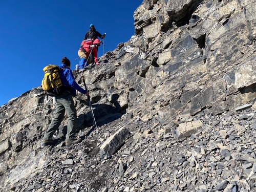 There are a couple of scramble sections 