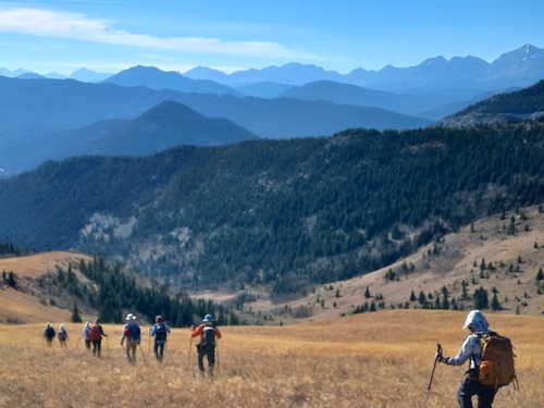 A glorious fall day for a ridgewalk