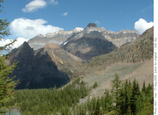 Wiwaxy Peaks and Huber Mt.