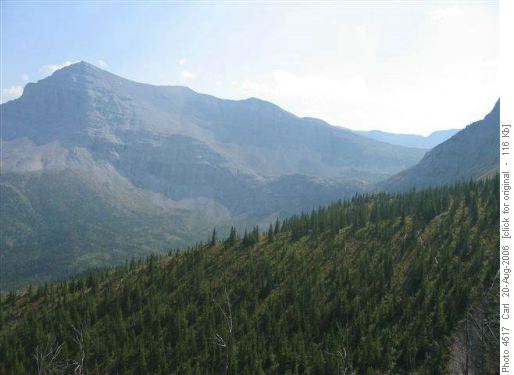 Weary Creek Gap headwall