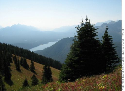 Kananaskis Lakes from Kent Ridge
