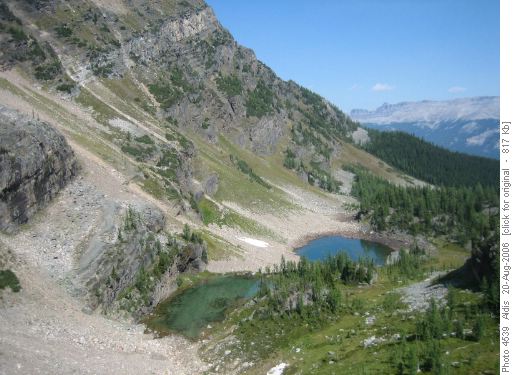 Small tarns above Lake O'Brien