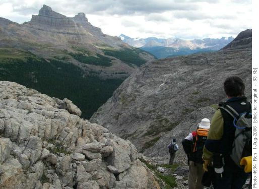 Down climb to Molar Pass