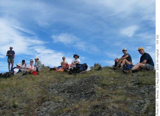 Lunch on the ridge