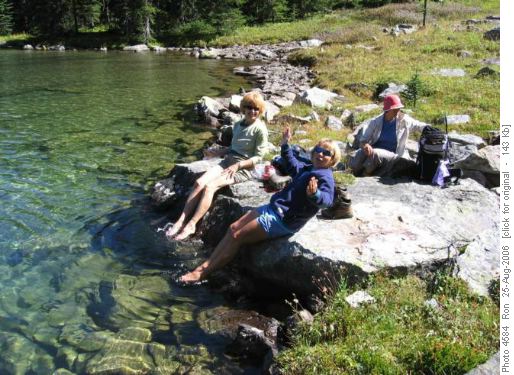 Aquabelles at lower Twin Lake