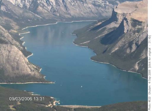Lake Minnewanka From cascade
