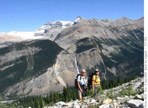 {161 Barb Fischer} & {250 Coll Taylor} on Iceline, Yoho
