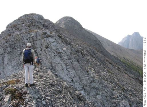 Scrambly bits on east ridge