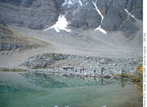 Lake Annette scree