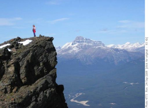 Mount Hector from Northeast Panorama Ridge