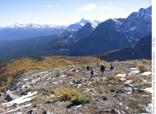 Descending NE Panorama Ridge