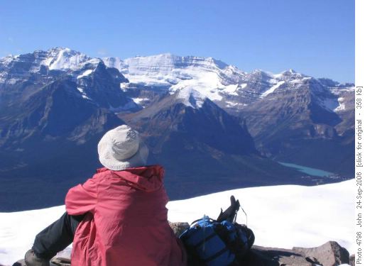 Mount Lefroy, Victoria and Lake Louise.