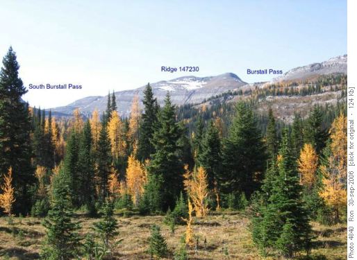 Burstall Passes overview