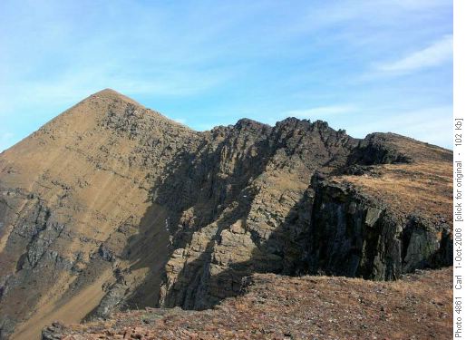 West Ridge of Mt.Lineham