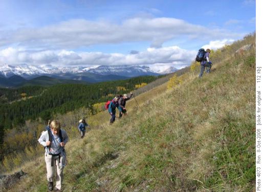 Steep east slope on Green Mountain